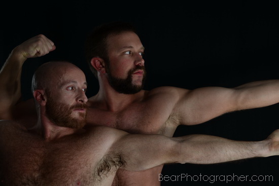 CoupleMEN project - strong musclebear photography